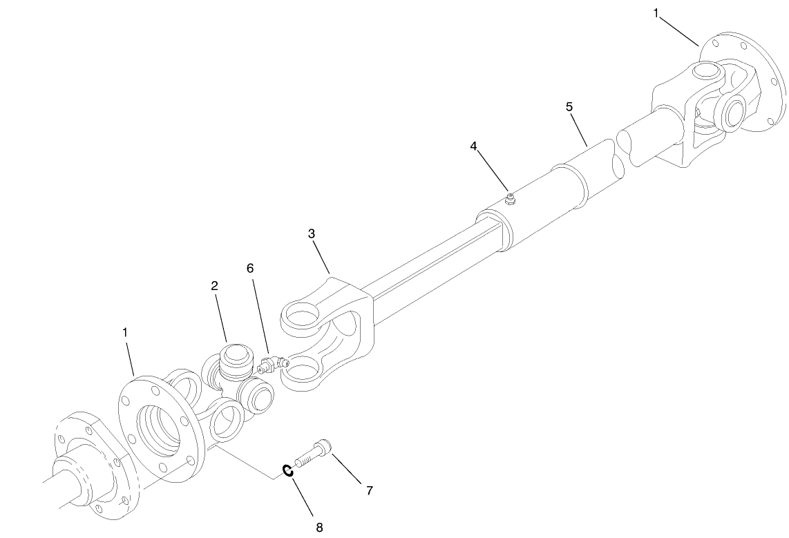 Drive Shaft Assembly No. 98-5009