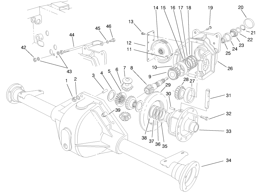 Front Axle Assembly No. 86-9600