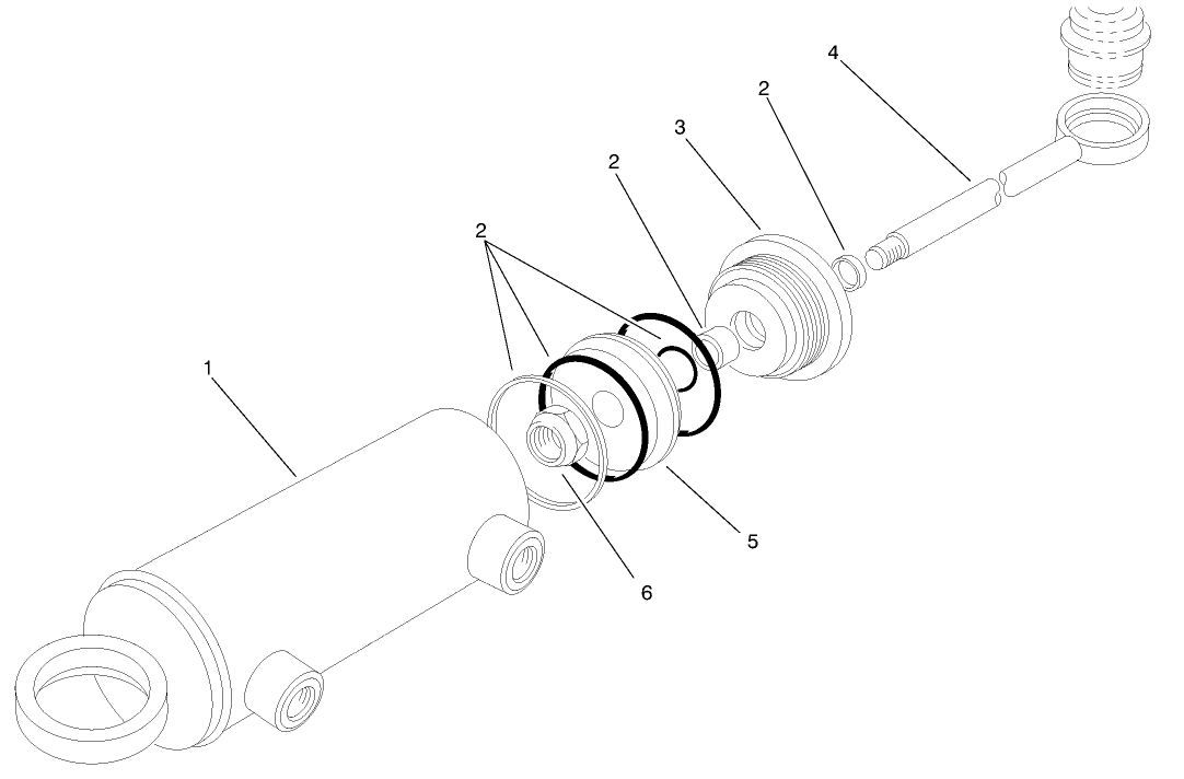 Hydraulic Steering Cylinder No. 92-7828