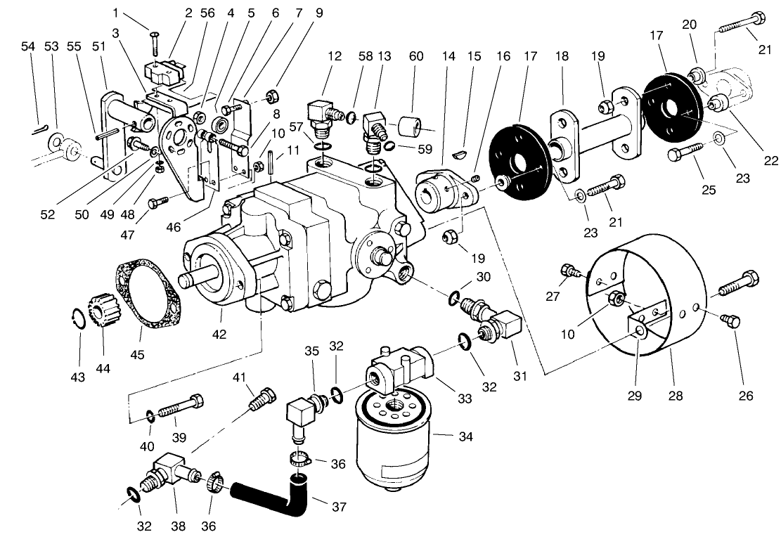 Hydraulic Transmission Assembly