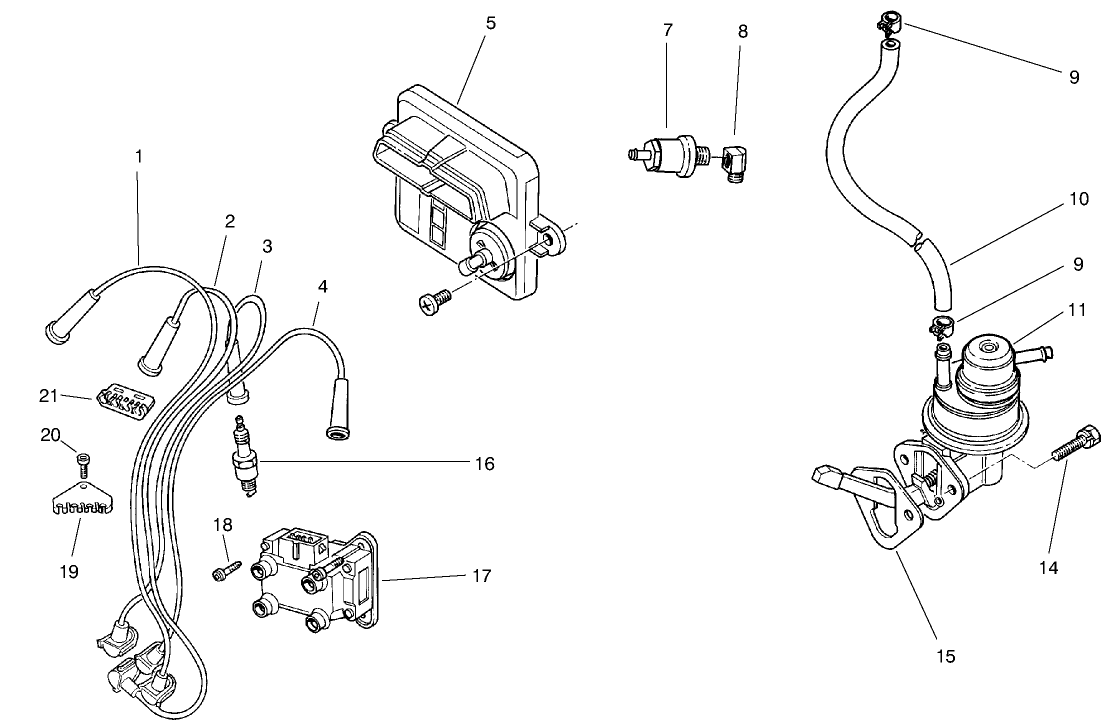 Ignition & Fuel Pump Assembly