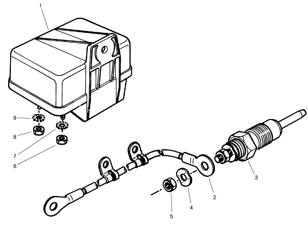 Glow Plug And Glow Relay Assembly