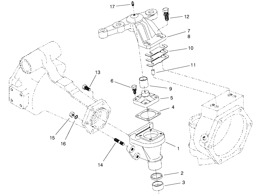 Rear Axle Assembly No. 95-7500 (continued) Bevel Gear Case Assembly