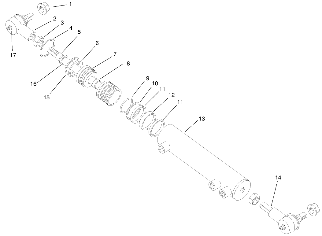 Hydraulic Cylinder Assembly No. 86-2190