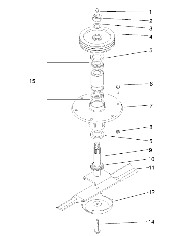 Spindle Assembly (center)