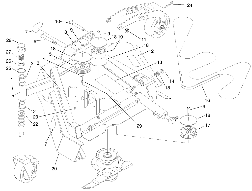 Right Hand Wing Deck Assembly