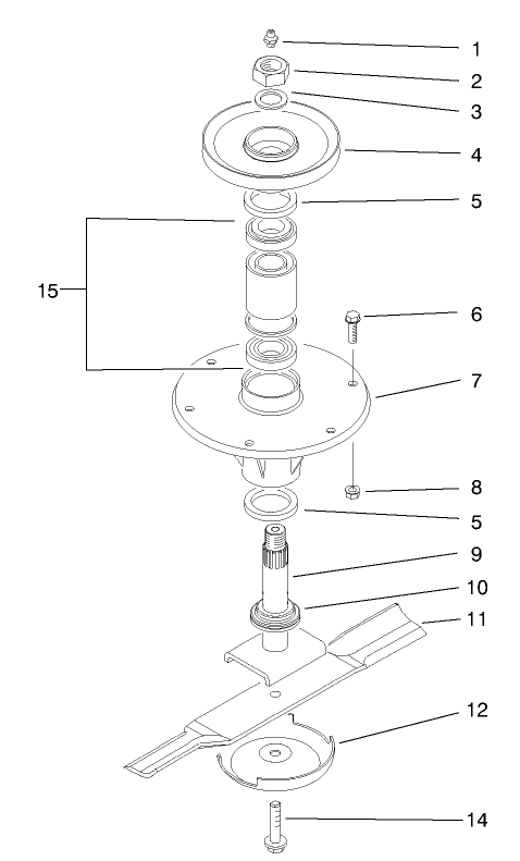 Spindle Assembly (wings)