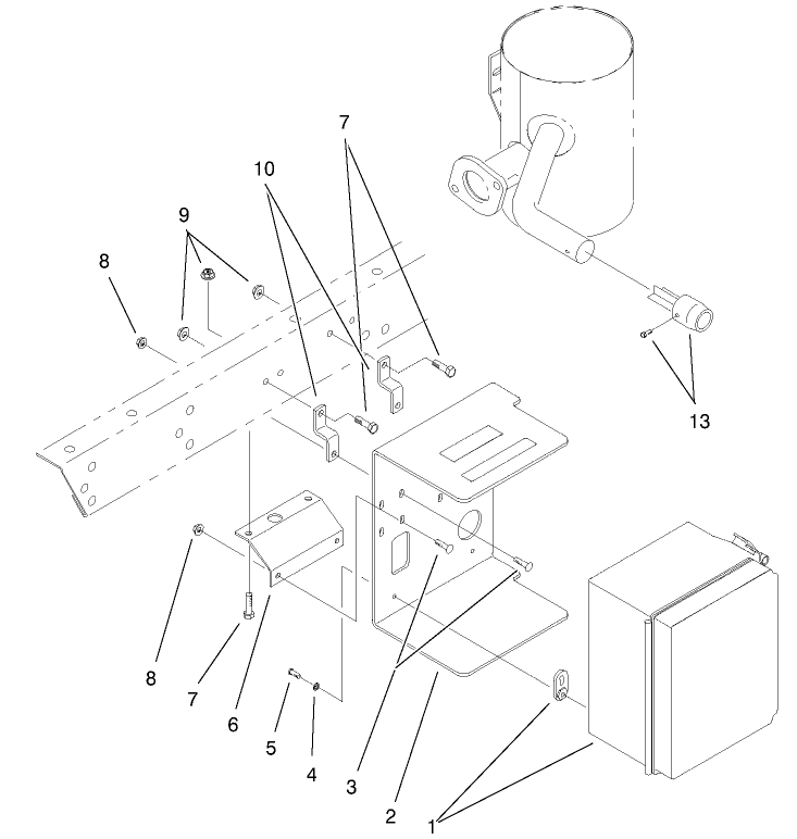 Control Box Frame Assembly