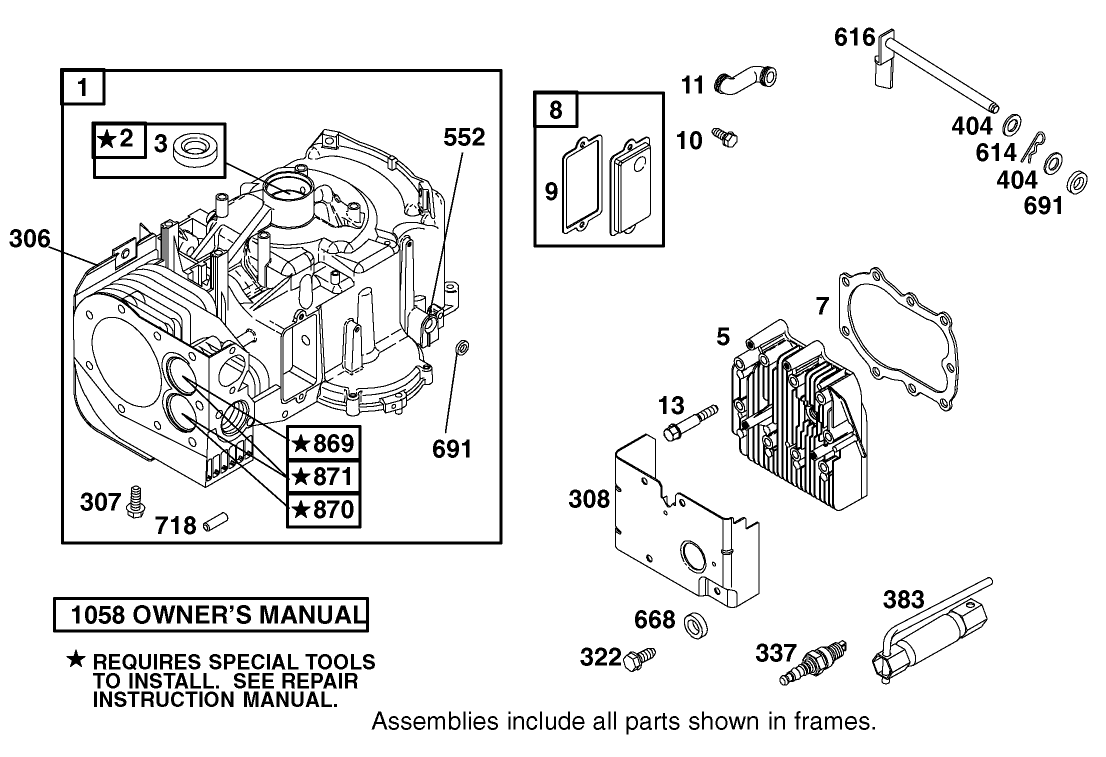 Engine Briggs & Stratton Model 28b702-1041-E1