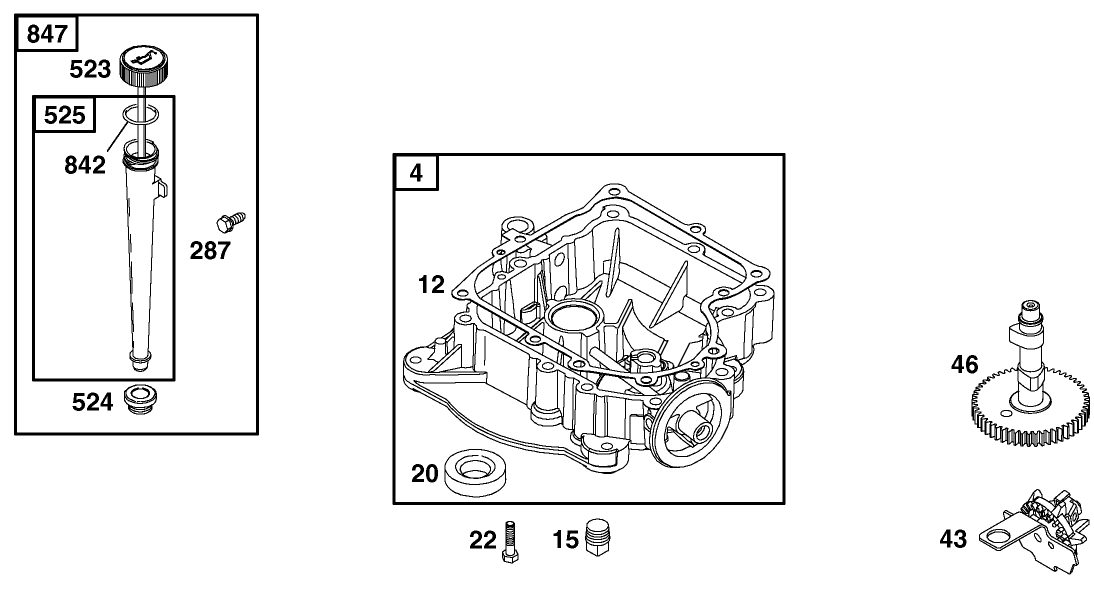 Engine Briggs & Stratton Model 28b702-1041-E1