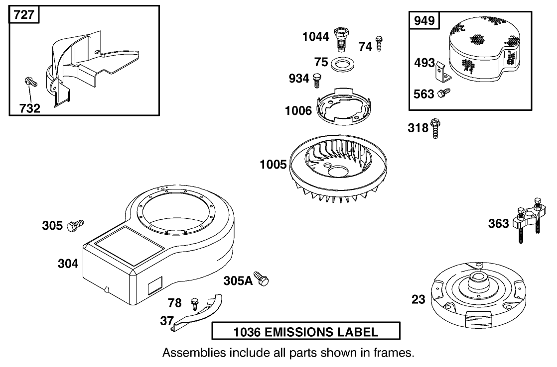 Engine Briggs & Stratton Model 28b702-1041-E1