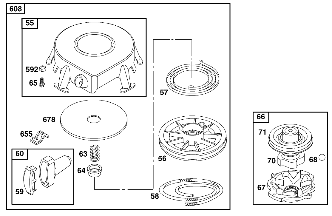 Engine Briggs & Stratton Model 28b702-1041-E1