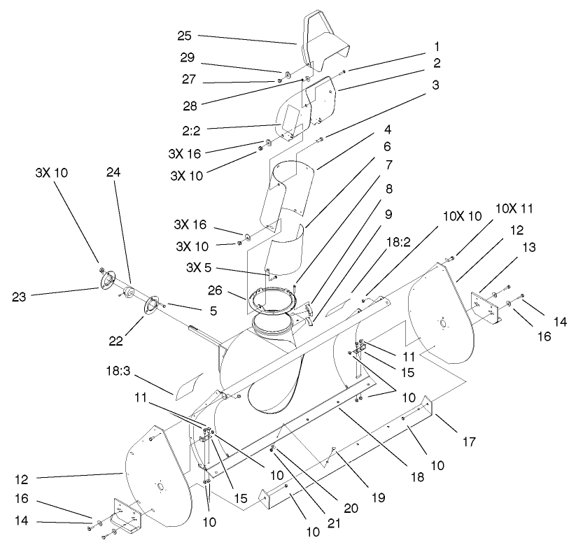 Discharge Chute Assembly