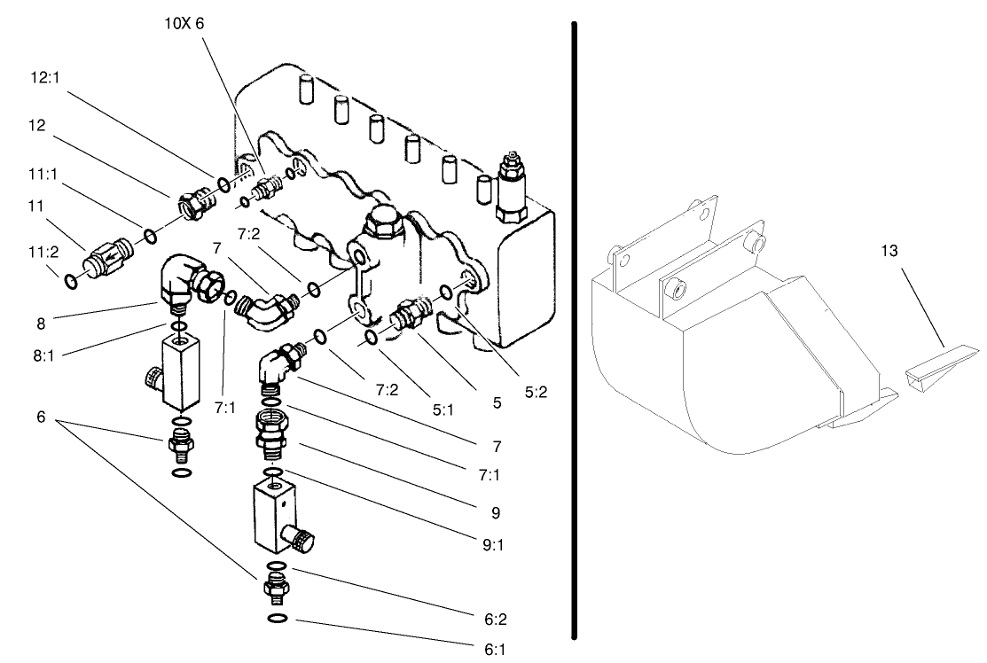 Hydraulic Fittings And Tooth Assembly