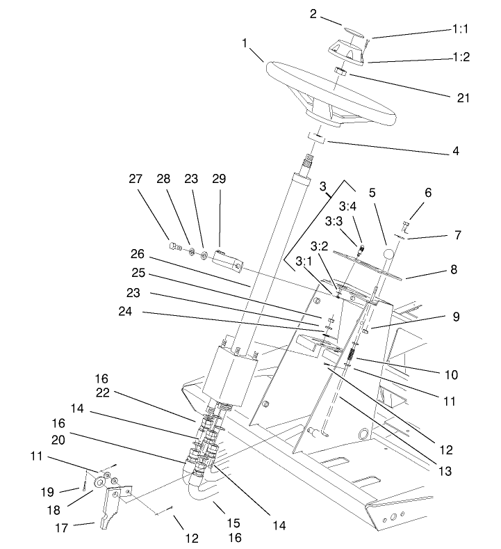 Steering Tower Assembly