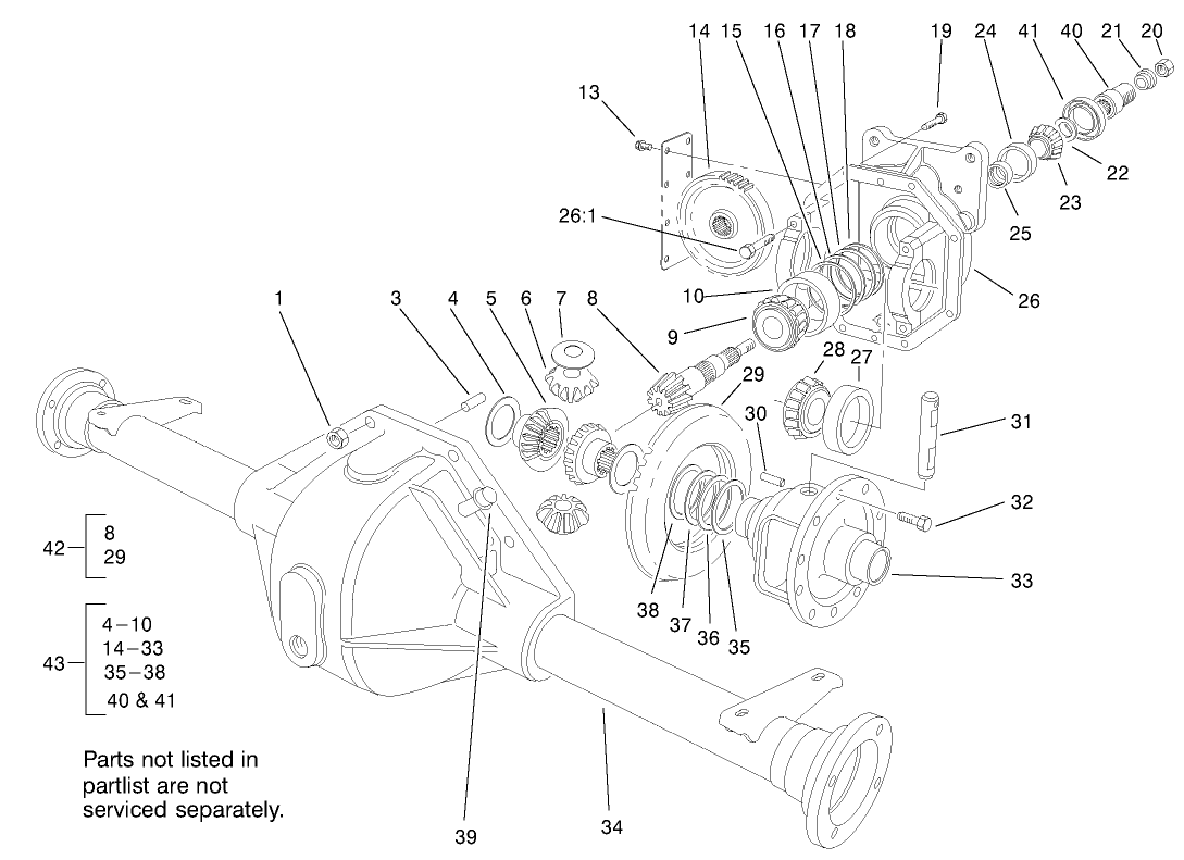 Axle Assembly No. 99-6981-03