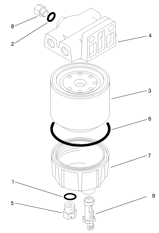 Water/fuel Separator Assembly No. 98-9305