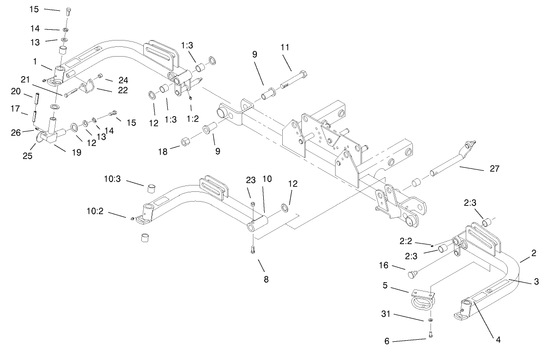Front Lift Arms Assembly