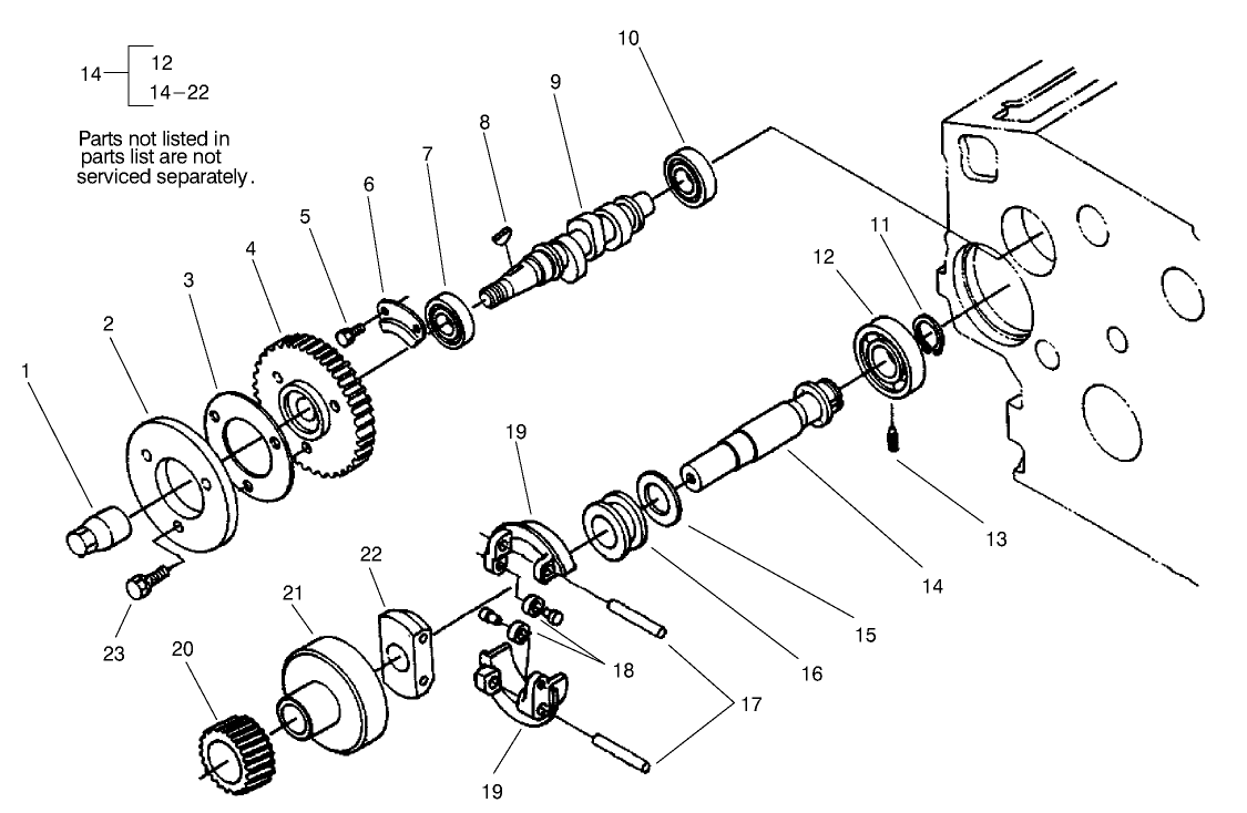 Fuel Camshaft Assembly