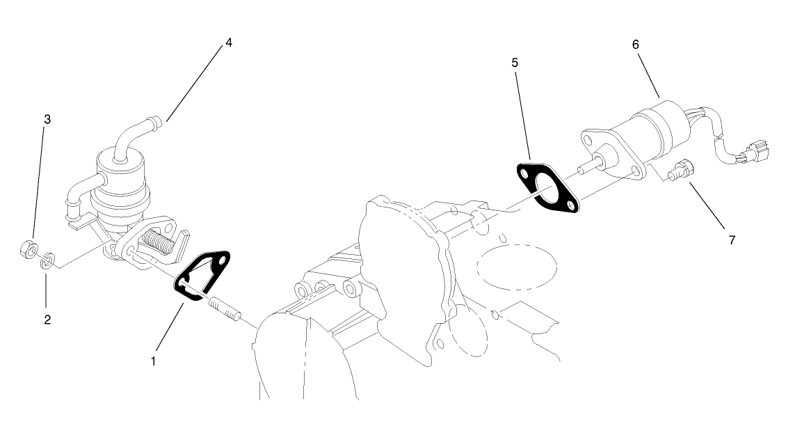 Stop Solenoid And Fuel Pump Assembly