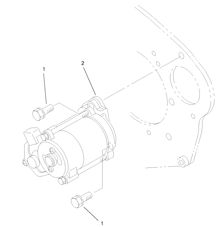 Starter Mount Assembly