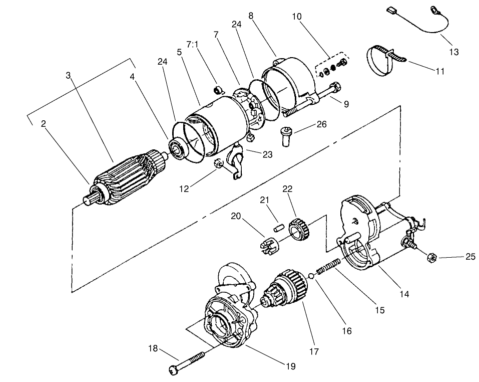 Starter Assembly No. 98-9705