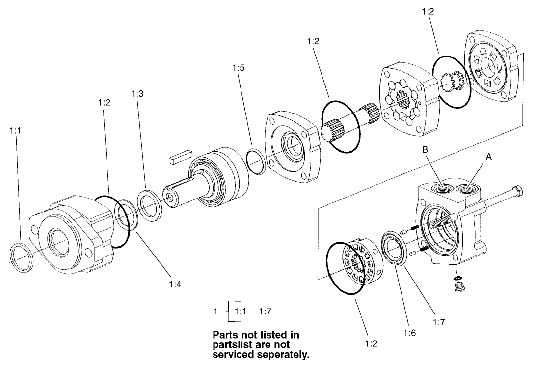 Hydraulic Motor Assembly No. 98-8256
