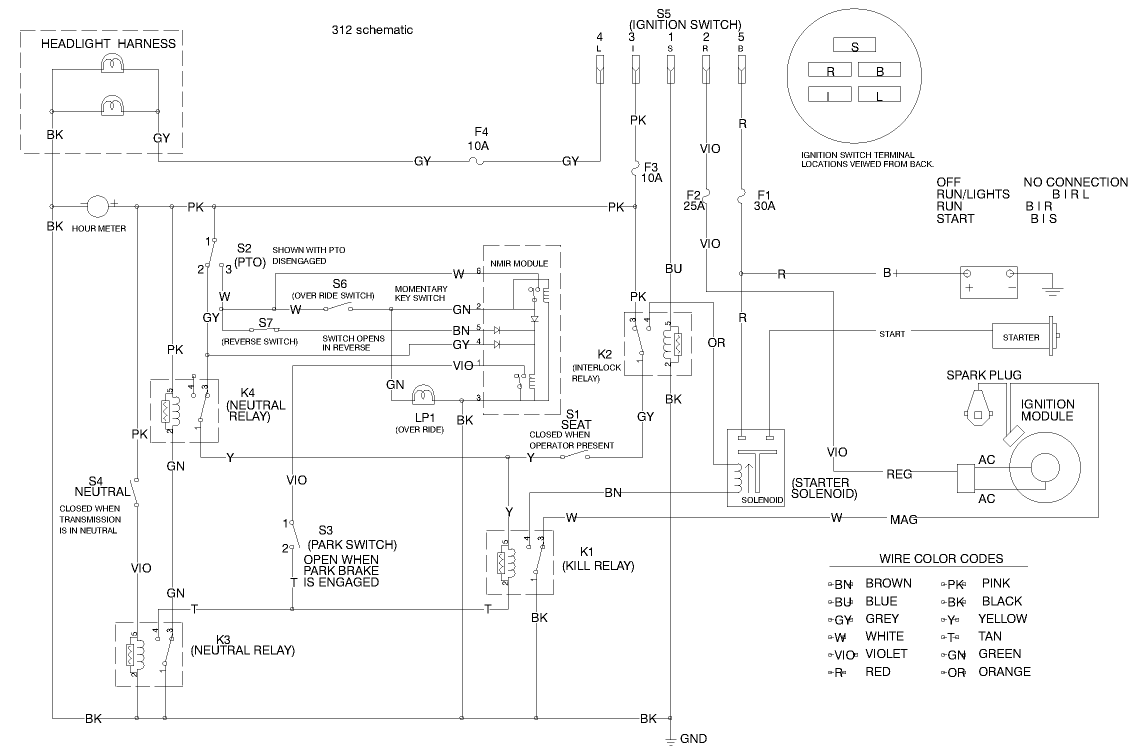 Electrical Schematic (model 73429 Only)