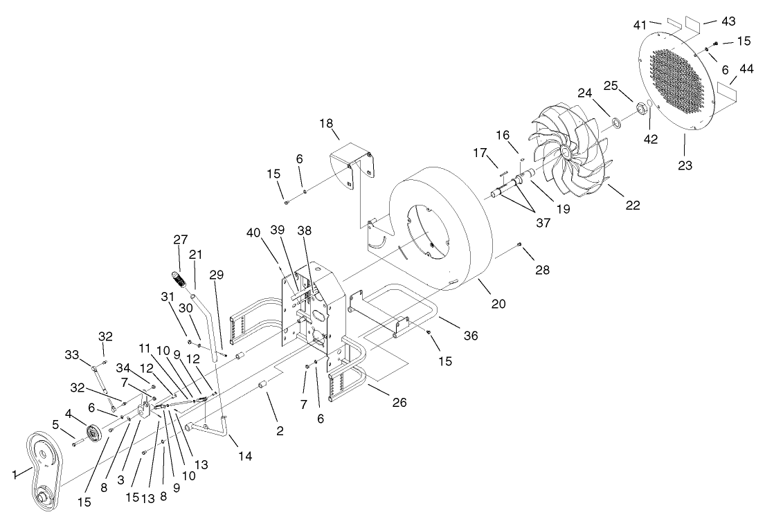 Pulley, Bracket And Cover Assembly