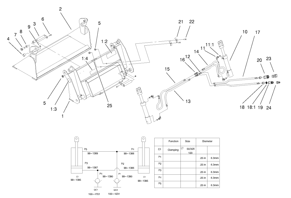 4 In 1 Bucket Assembly