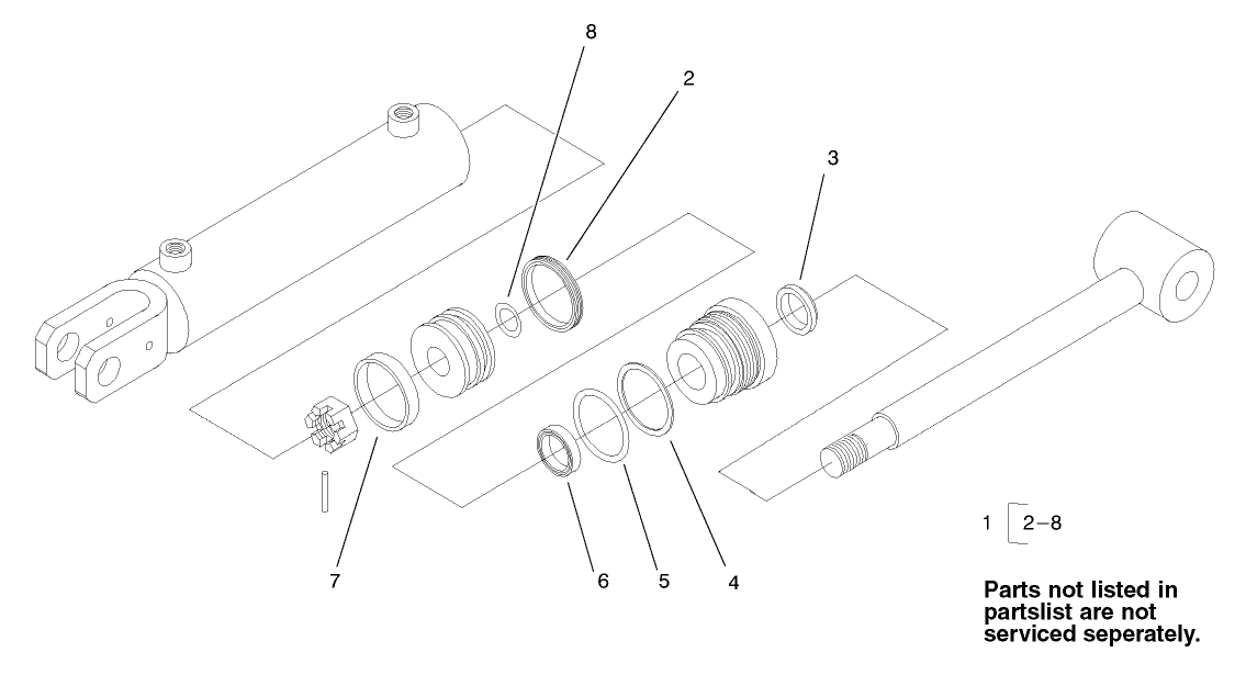 Hydraulic Cylinder Assembly No. 98-9942