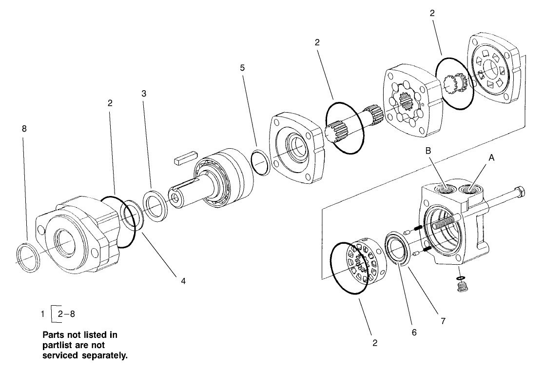 Hydraulic Motor Assembly No. 98-8280