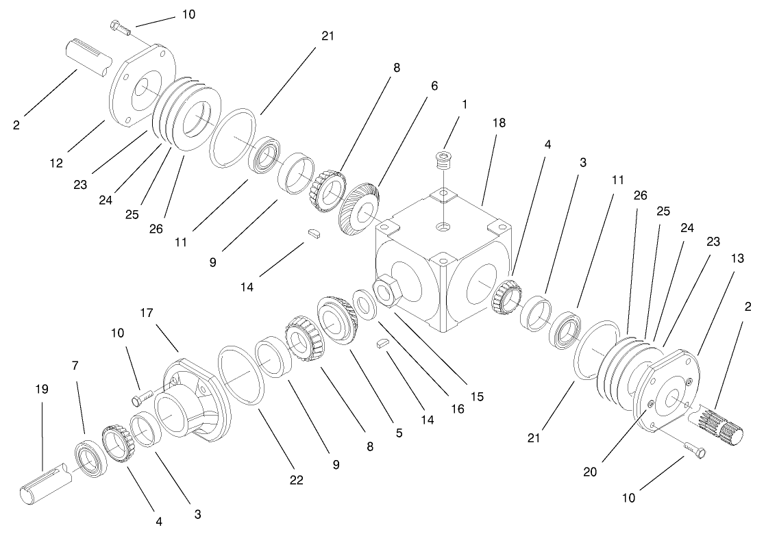 Gearcase Assembly No. 100-5842