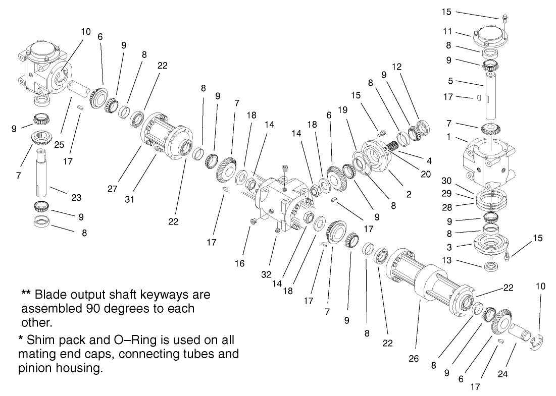 Gearbox Assembly 100-2419