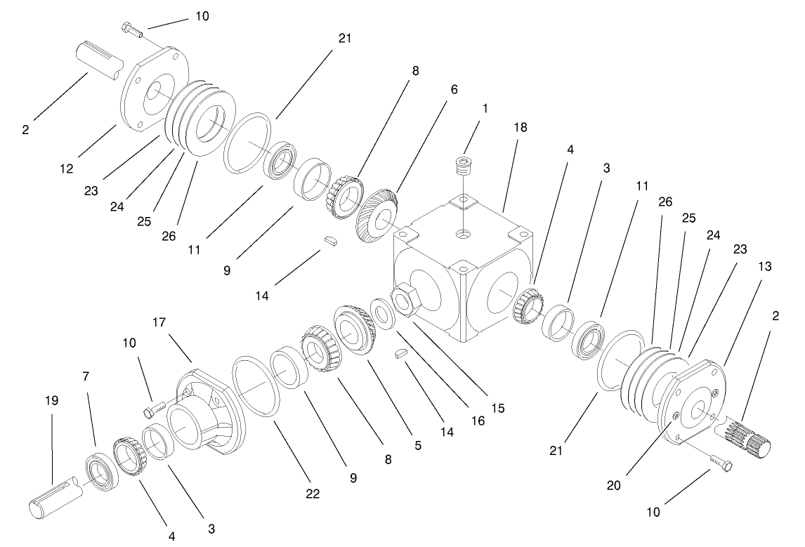 Gearcase Assembly No. 100-5842