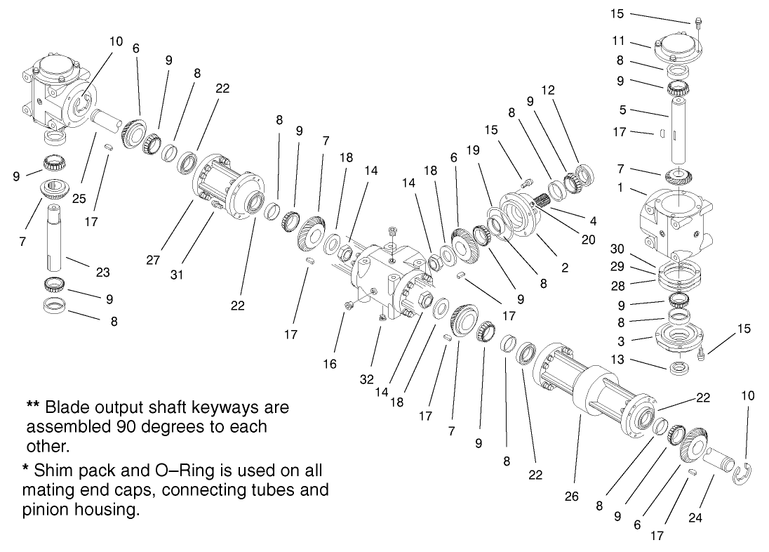 Gearbox Assembly 100-2419