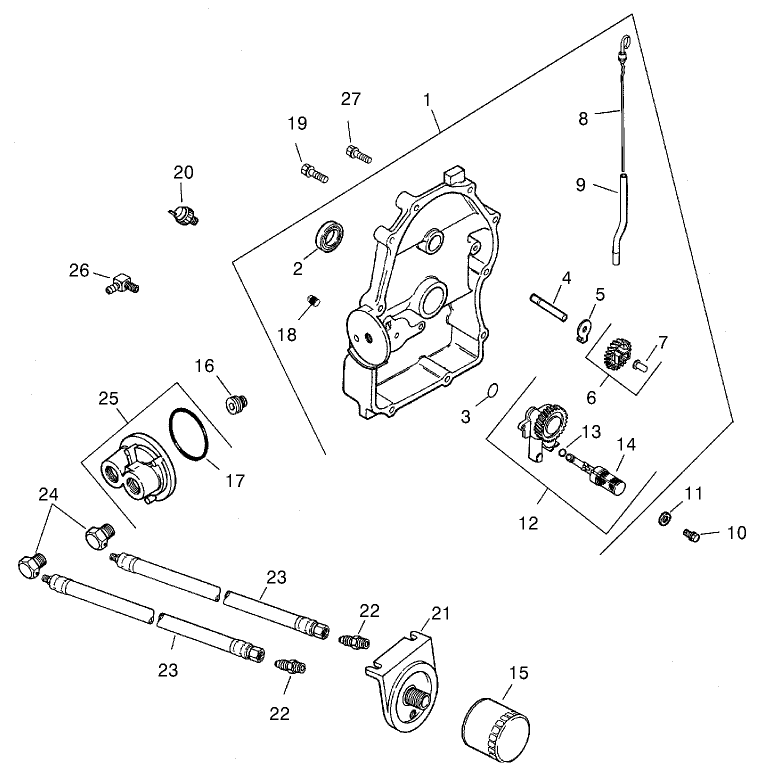 Oil Pan/lubrication (kohler Ch20s Ps64644)