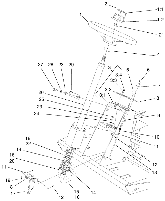 Steering Tower Assembly