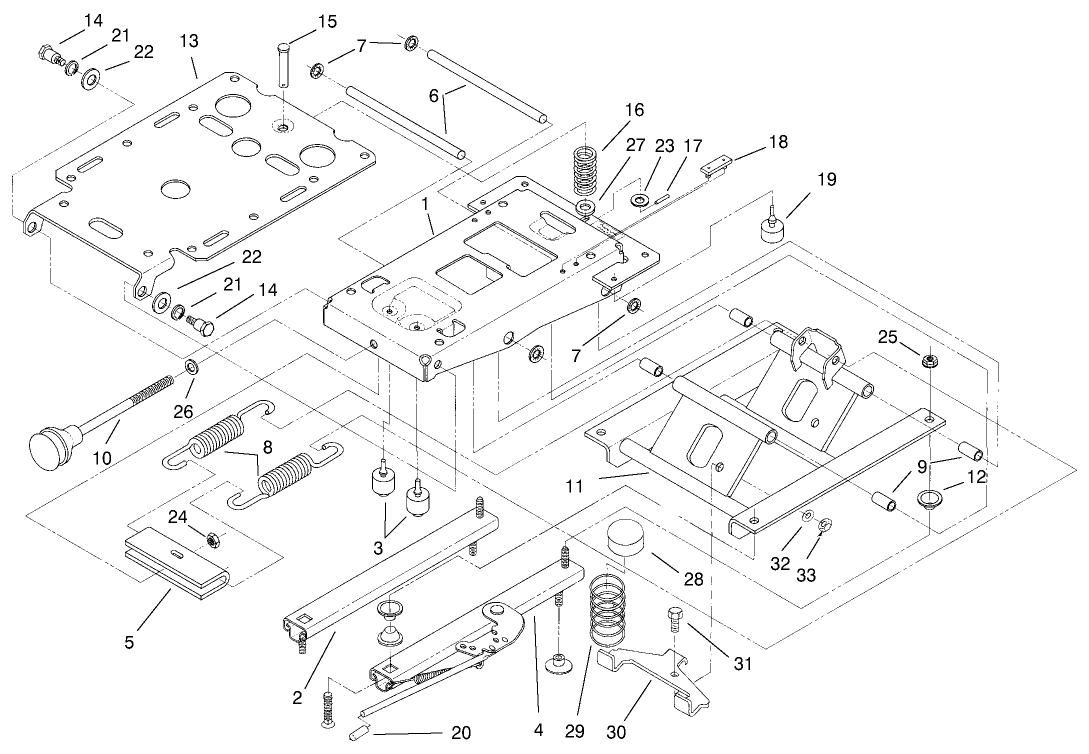 Seat Suspension Assembly No. 75-3000