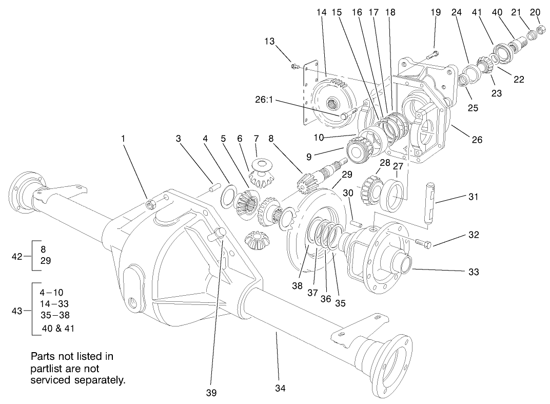 Axle Assembly No. 94-6933-03
