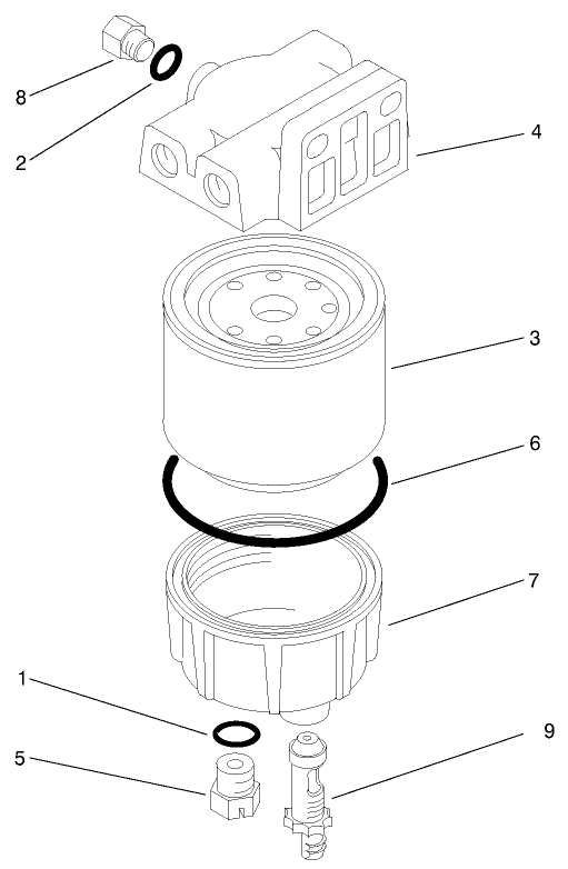 Water/fuel Separator Assembly No. 98-9305