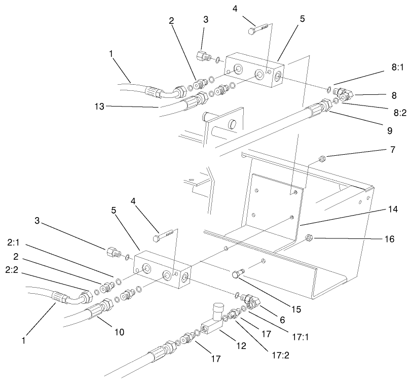 Rear Hydraulic Manifold Assembly