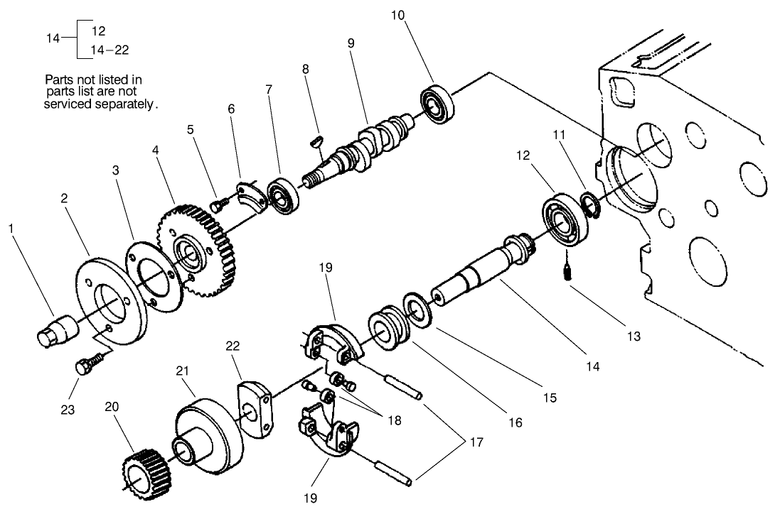 Fuel Camshaft Assembly