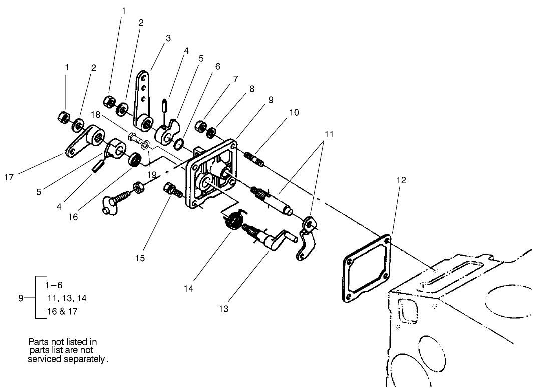 Speed Control Plate Assembly