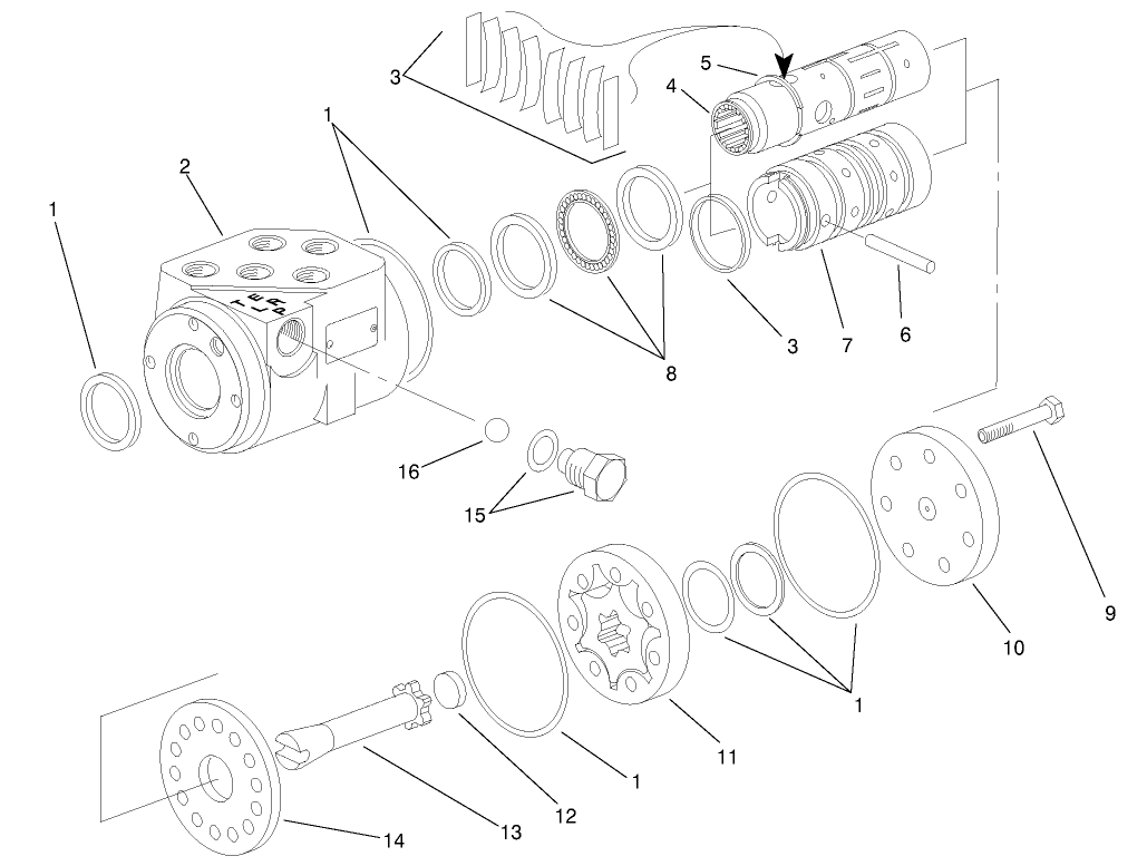 Steering Control Valve Assembly No. 93-5165