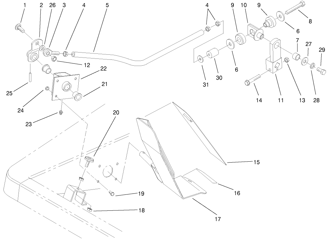 Traction Pedal Assembly