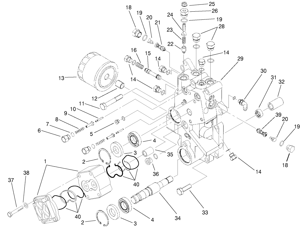 Front Axle Center Section Assembly