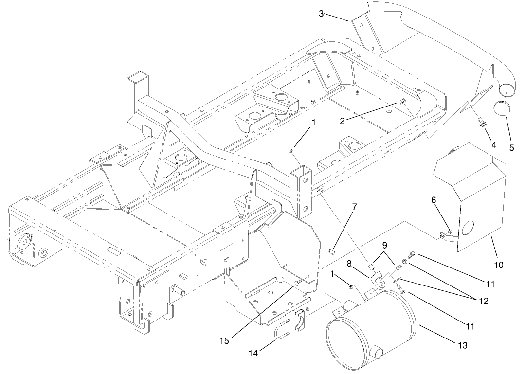 Muffler & Rear Bumper Assembly