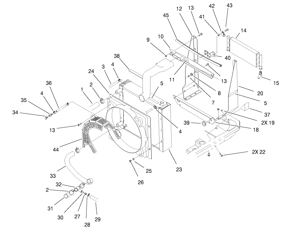 Radiator & Cooler Assembly
