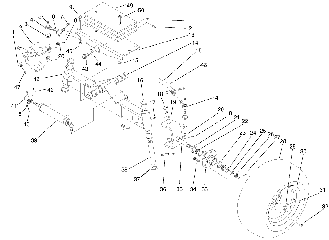 Rear Axle Assembly (model No. 30301)